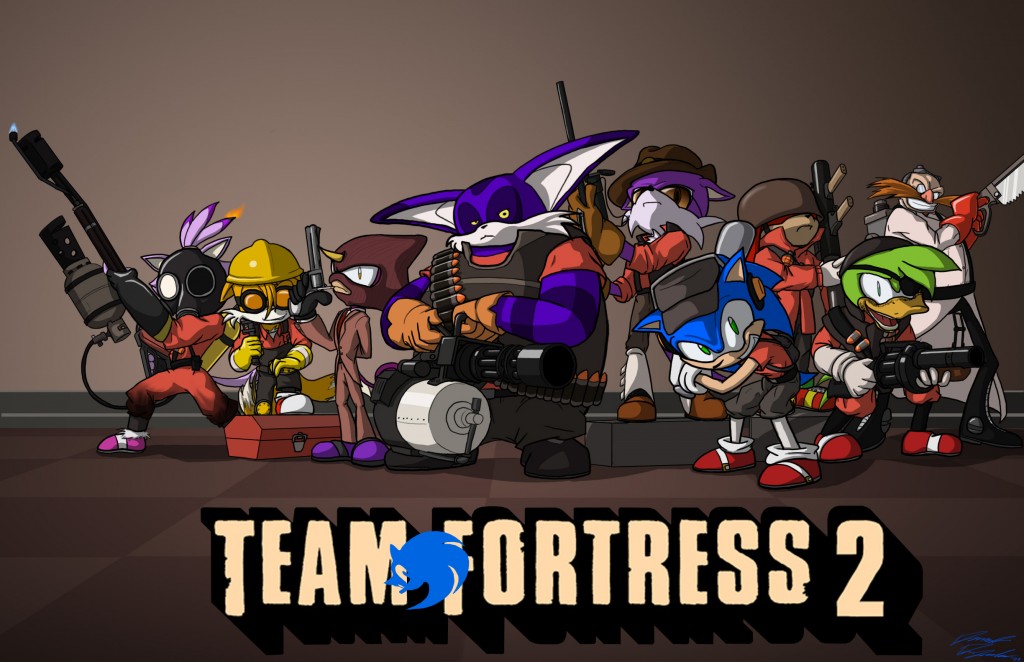 Sonic Team Fortress 2 by Toughset