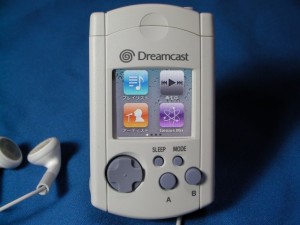 iPod Nano 6th Gen inside Dreamcast VMU