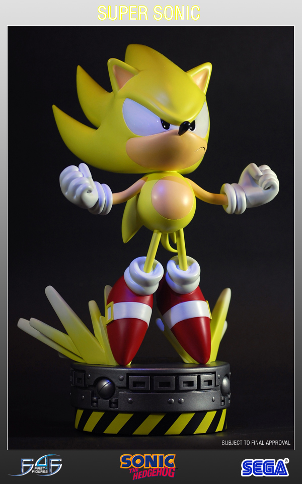 First4Figures Super Sonic Statue - Sonic Retro