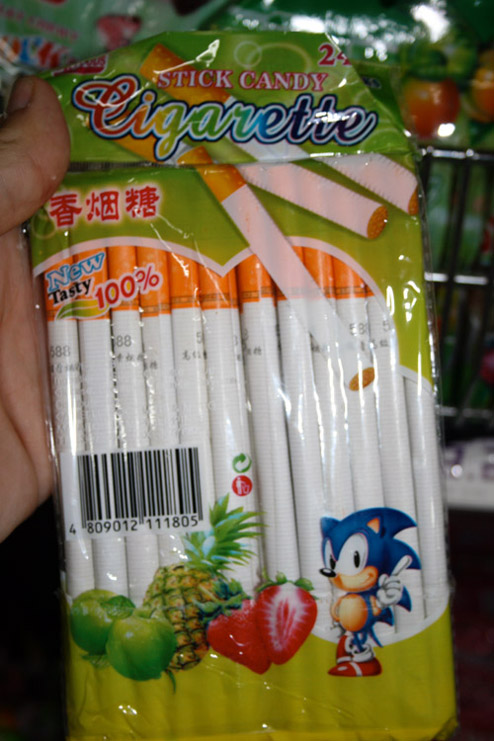 Sonic Says Smoking Isn T Cool Unless It S Candy Cigarettes Sonic Retro