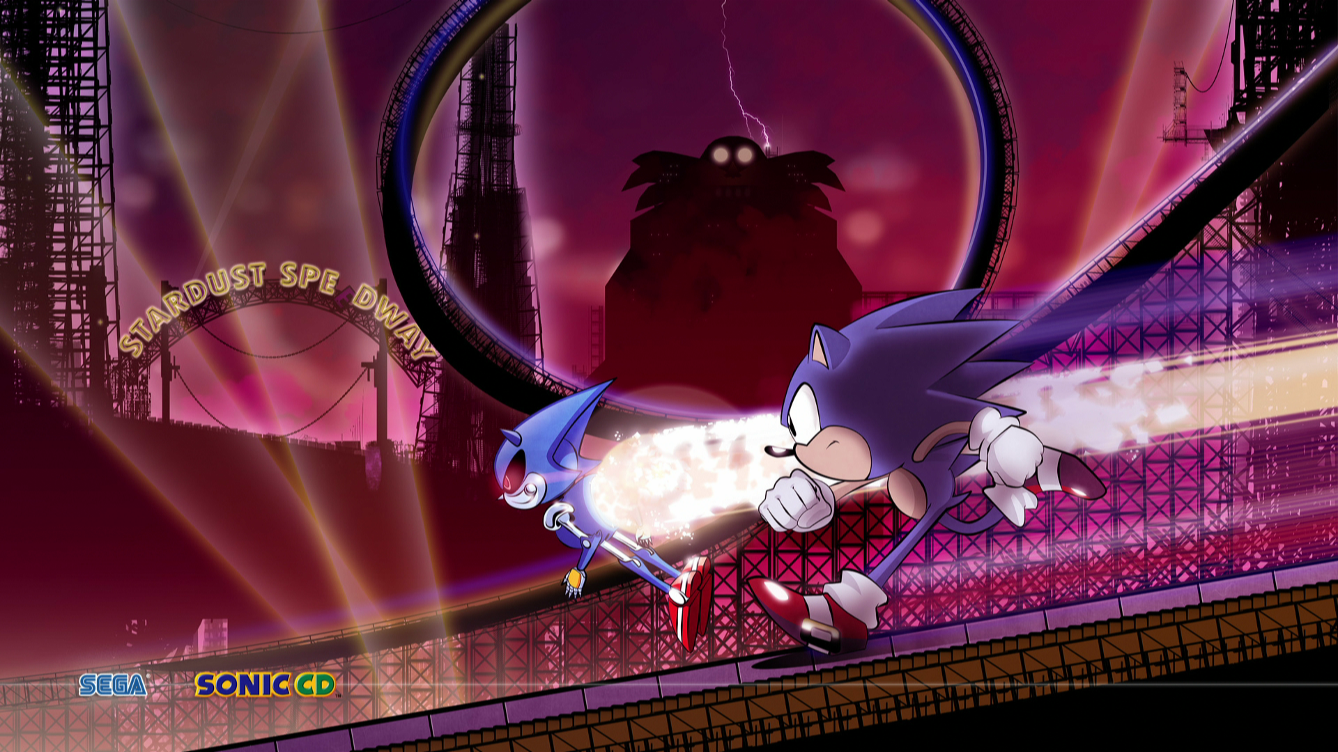 Fresh From Eu Sonic Cd Ps3 Theme Wallpaper Sonic Retro