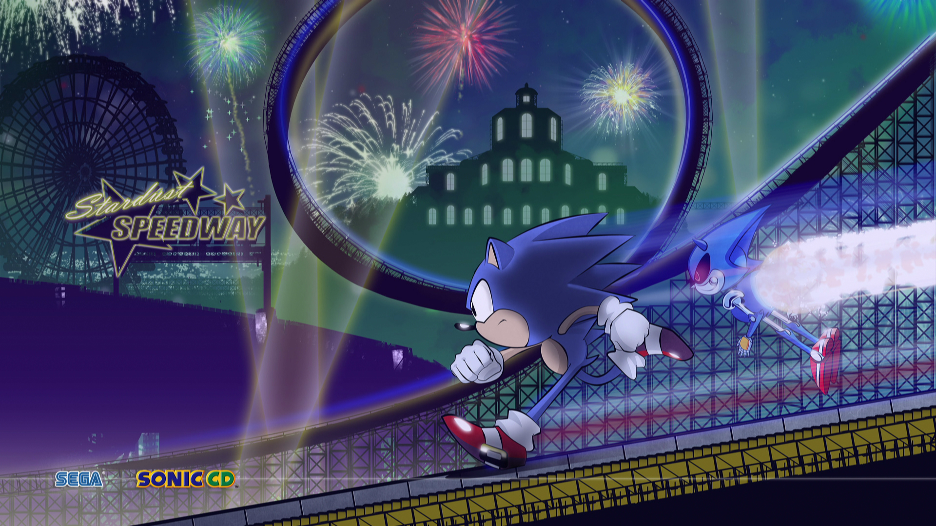 Fresh From Eu Sonic Cd Ps3 Theme Wallpaper Sonic Retro