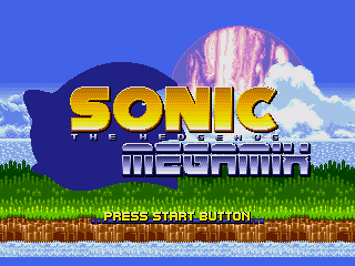 Sonic the Hedgehog Megamix Title Screen