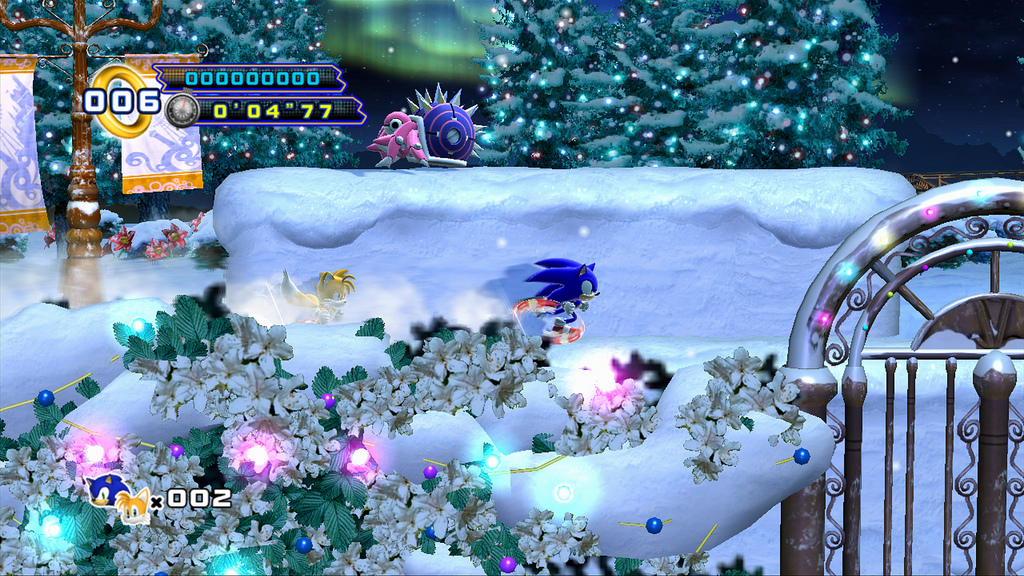 Sonic The Hedgehog 4: Episode 2 - Winter Wonderland of White Park Zone (iOS Gameplay)