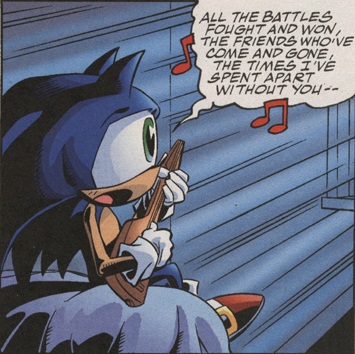 I love how Sonic is such a huge jerk in the Fleetway Comics : r