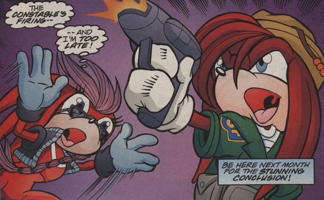 Sonics Friendly Nemesis Knuckles Mini-Series #3 Sep 1996 Newsstand Archie Comics