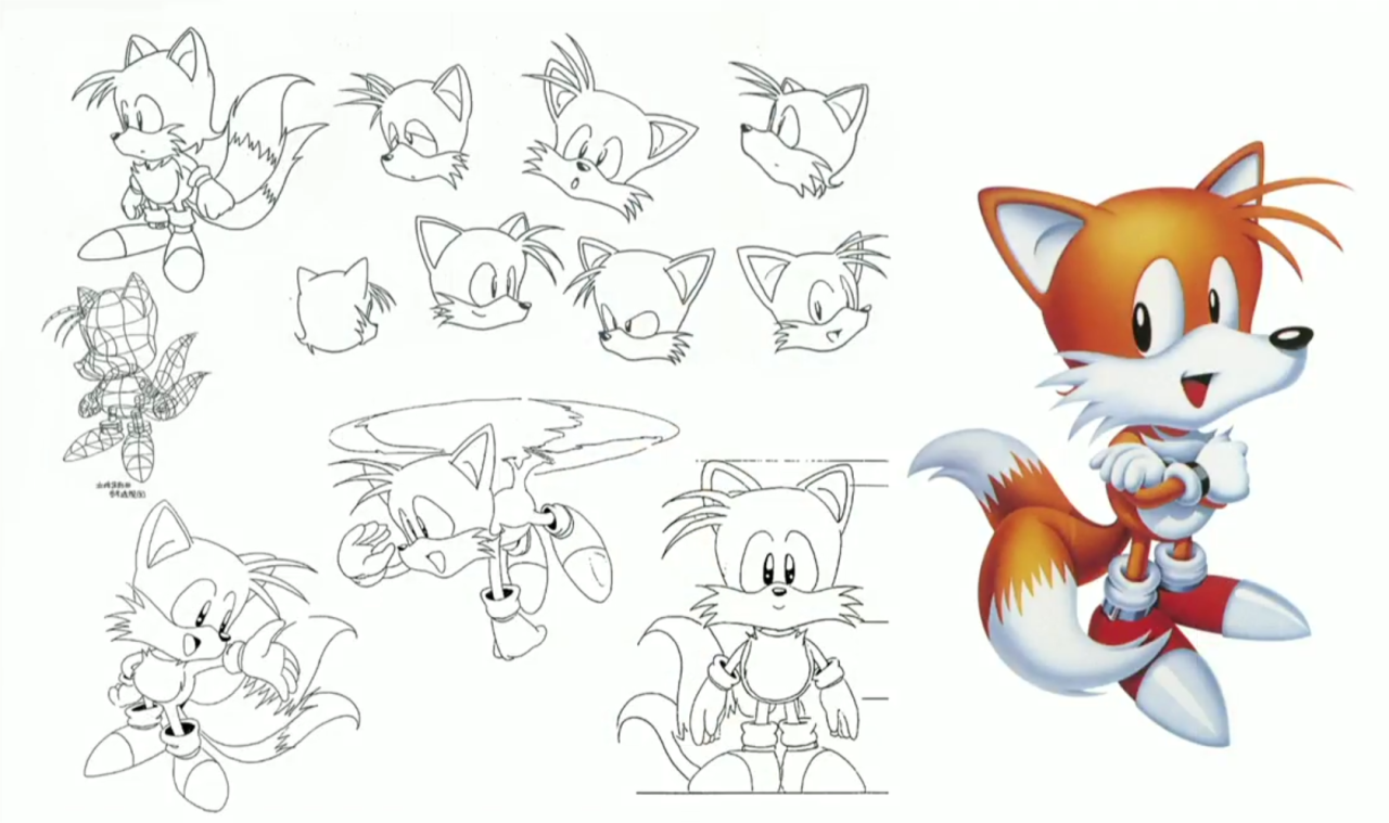 Never Before Seen Concept Art Of Sonic Characters Shown Sonic Retro Images