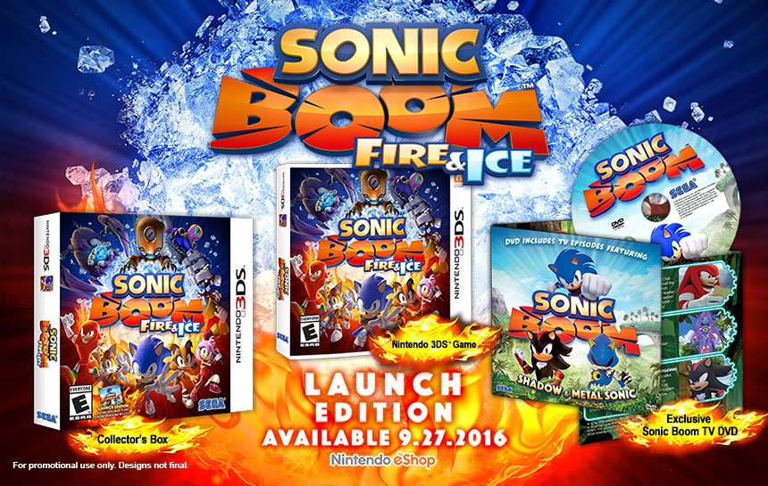 Sonic Boom: Fire & Ice recebe data de lançamento - Combo Infinito