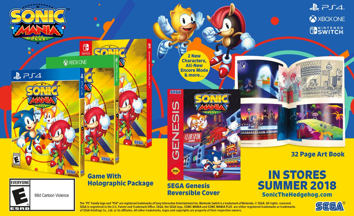 Sonic Mania Plus Feature Spotlights New Characters